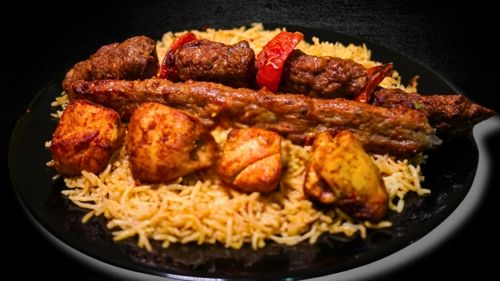 Pulao With Mix Grill